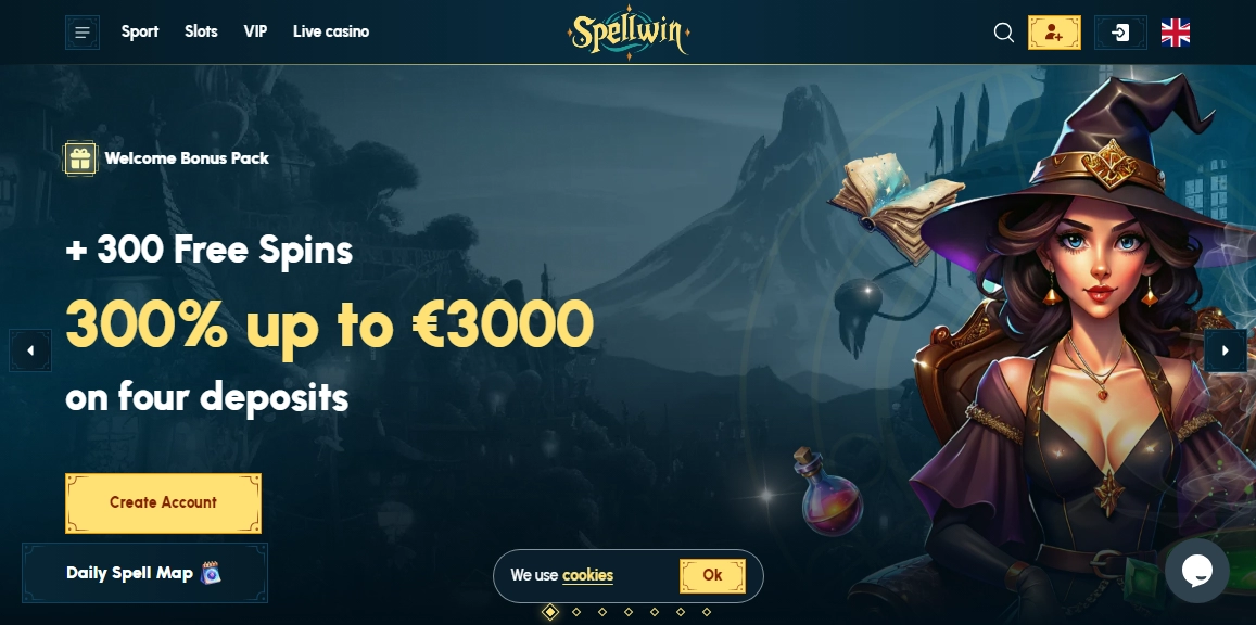 SpellWin Casino Desktop screenshot